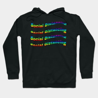 Social distancing keep the distance 6 feets Hoodie